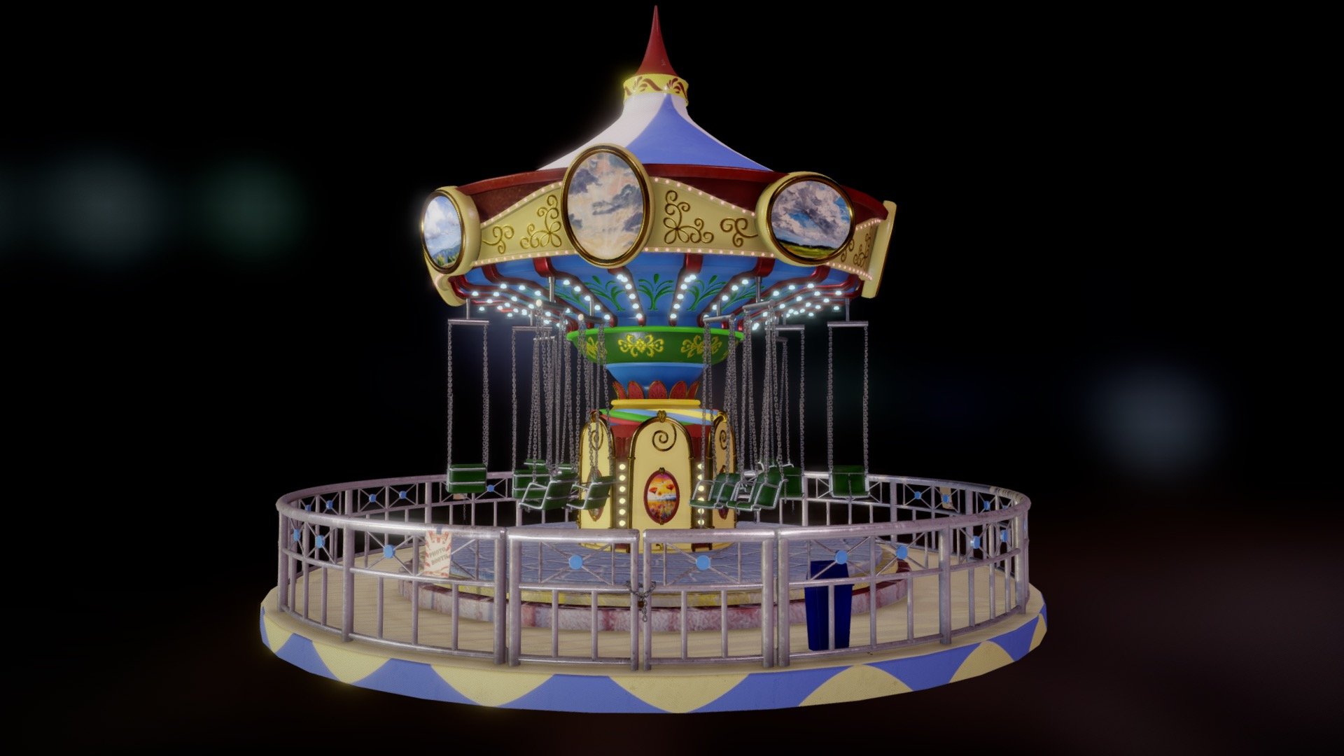 Fun Fest County Fair Swings - 3D model by Alejandra Mogollon ...