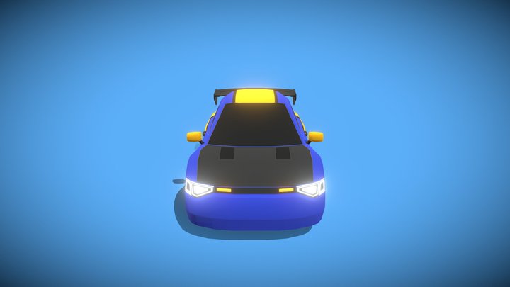 Chibi Tuner Car 3D Model