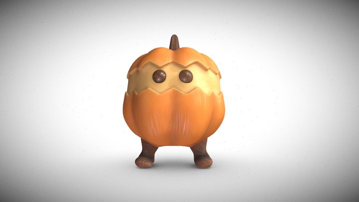 Pumpkin Monster 3D Model
