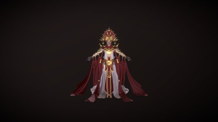 The Red Priest 3D Model