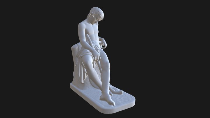 Sleeping shepherd boy 3D Model