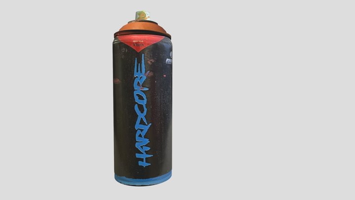Spraypaint can MTN Hardcore 3D Model