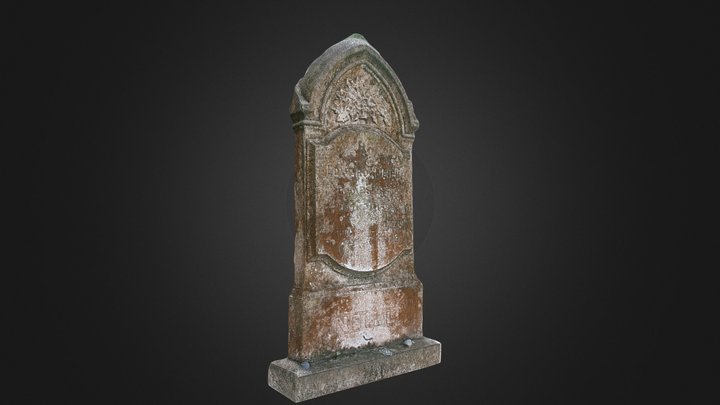 Bonaventure Cemetery Tombstone Scan #2 3D Model