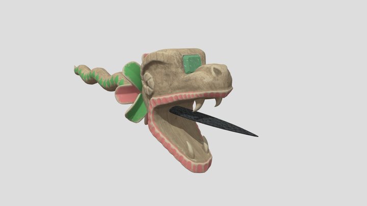 Spear of Kukulkan 3D Model