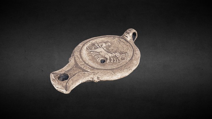 Lucerna (Roman oil-lamp) 3D Model