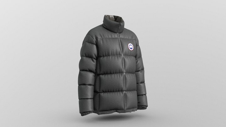 Canada Goose Winter Jacket 3D Model