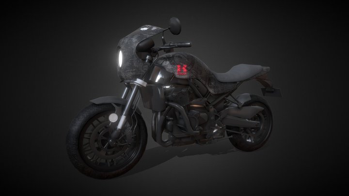 Kawasaki Z900RS By Holdiaz 3D Model
