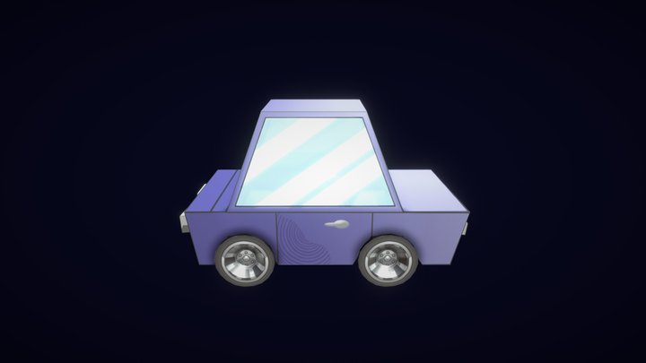Coche cartoon – Modello 3D gratuito STL