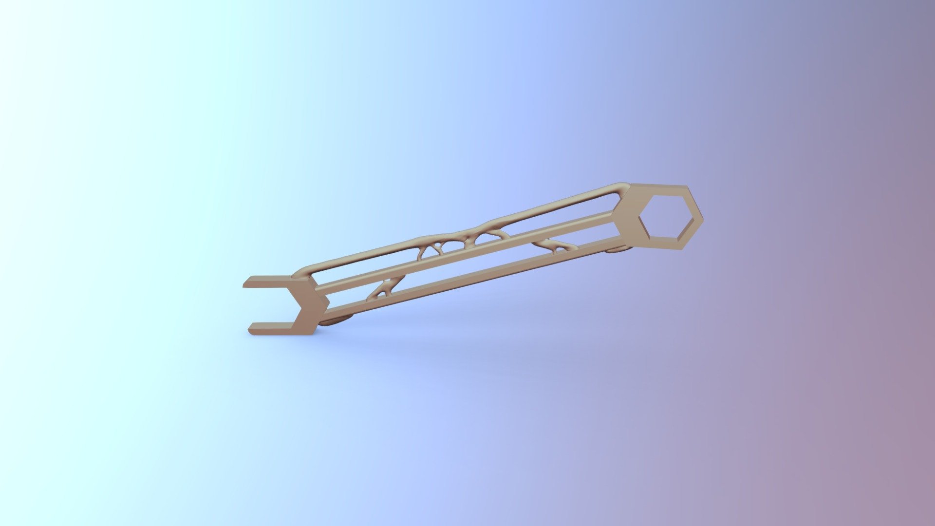 Stainless Steel Wrench Generative Design - 3D model by Kelsey113 ...