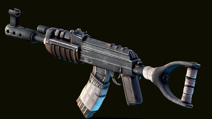 Militaristic Series AK 3D Model