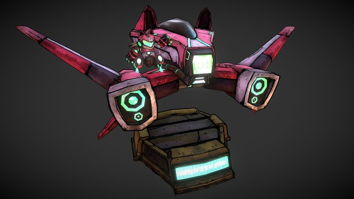 MechaCat seller || Borderlands Inspired 3D Model