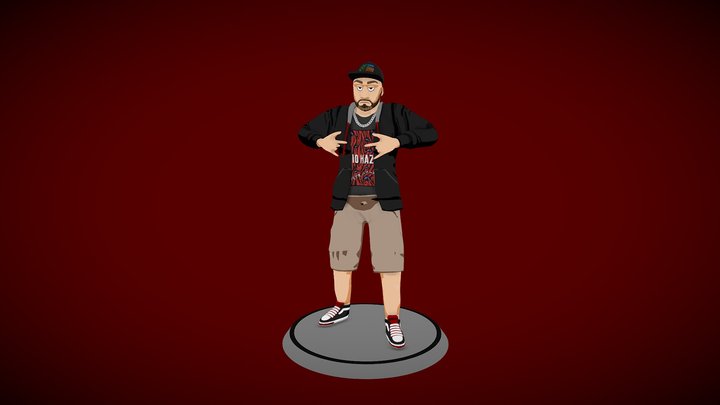 Kill Bill The Rapper: Character Design 3D Model