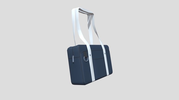 Anime School Bag 3D Model