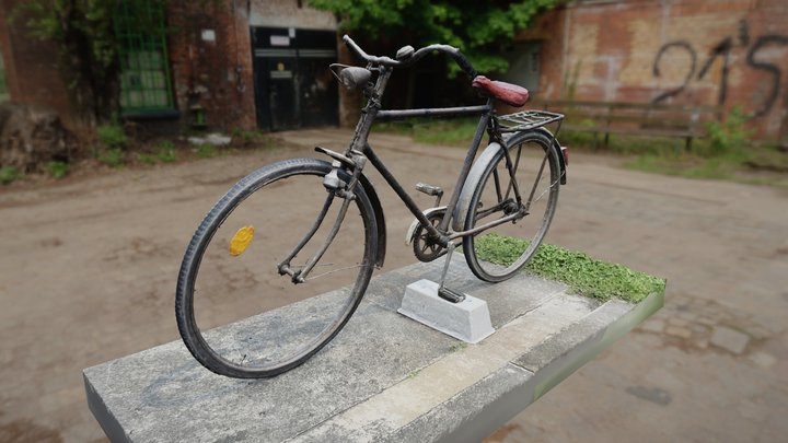 Grandpa's old bicycle 3D Model