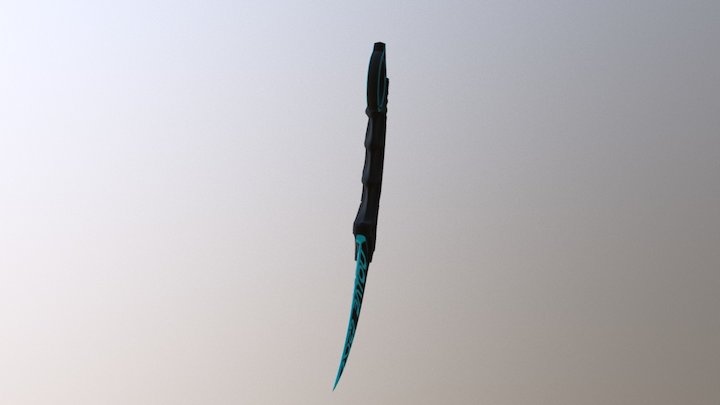 Karambit | Cyberpunk Atlas 3D Model