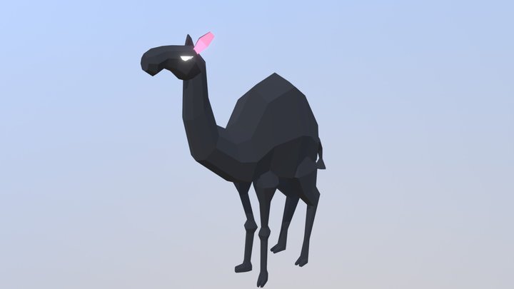 Rook the Camel - Low-Poly 3D Model