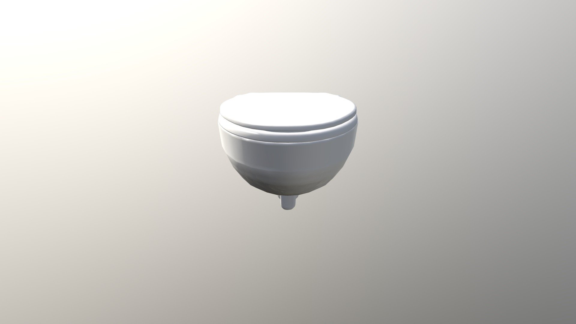 Wall Toilet Realistic