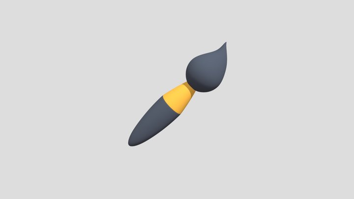 paint-brush.fbx 3D Model