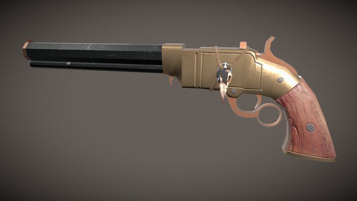 VOLCANIC PISTOL 3D Model