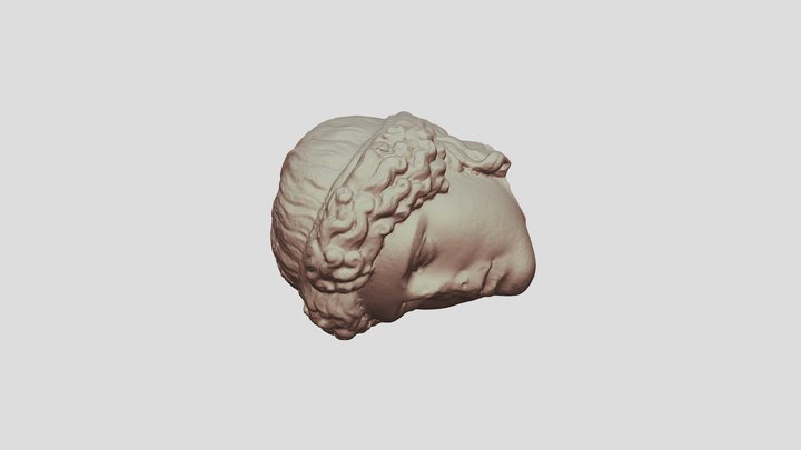 S-2022-1 Apollo marble bust 3D Model