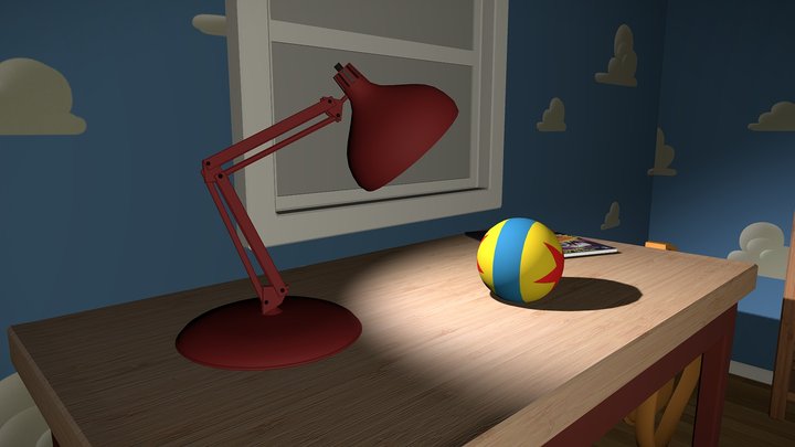 Andy's Room 3D Model