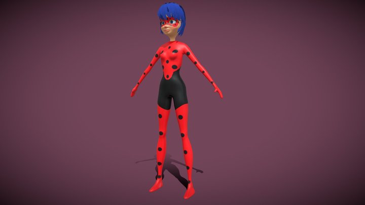 Miraculous Ladybug – Stylized Cartoon Ladybug