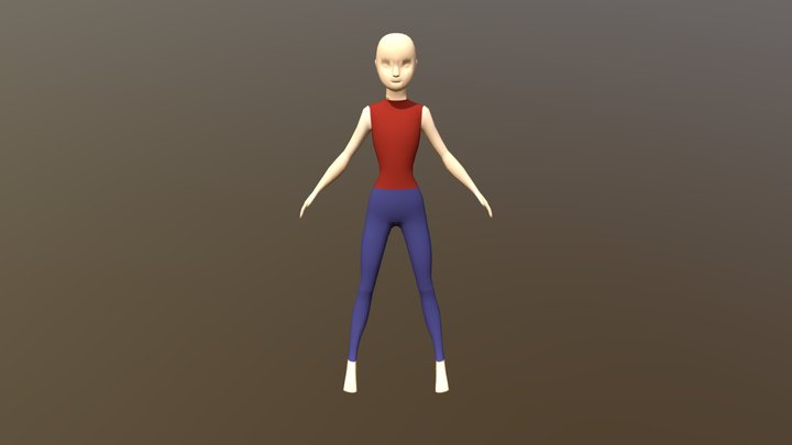 Modelagem de personagem 3D Model