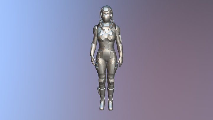Future Assassin 3D Model
