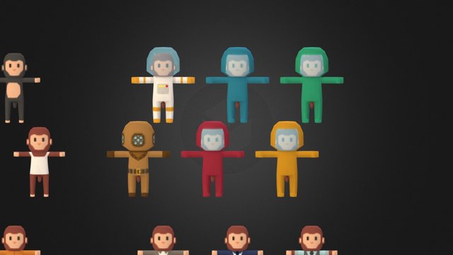 Compilation 3D models - Sketchfab