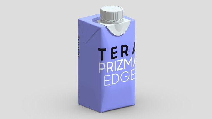 Tetra Pak Prisma Edge 200ml 3D Model