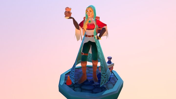 Village Alchemist 3D Model