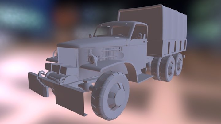 1940 GMC-ACKWX353 3D Model