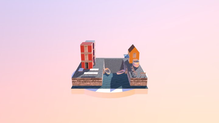 3d Cityscene 3D Model