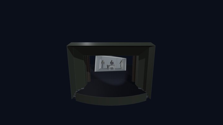 Pozorište - Nigdje nikog nemam 04b 3D Model