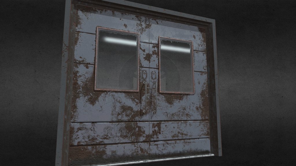 Door Metal door window