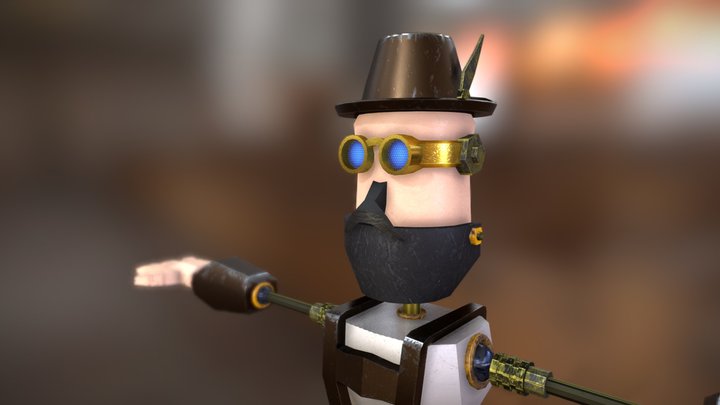 German Animatronic Concept 3D Model