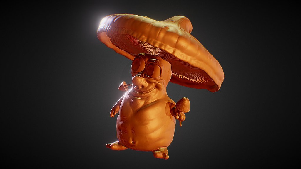Mushroom (Day 1 SculptJanuary 2016)