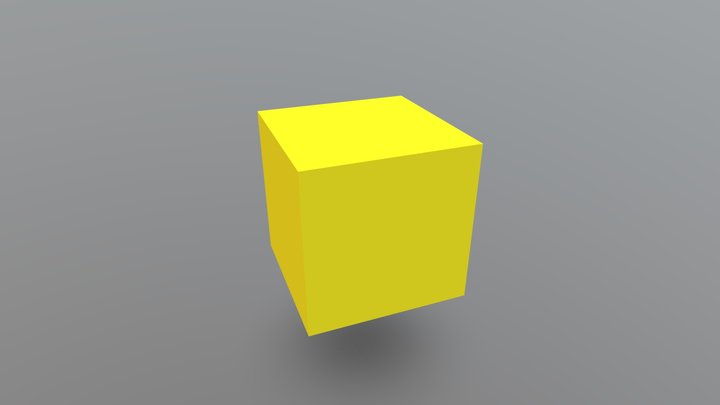 Cube block 3D Model