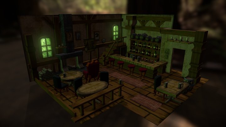 Abandoned Tavern 3D Model