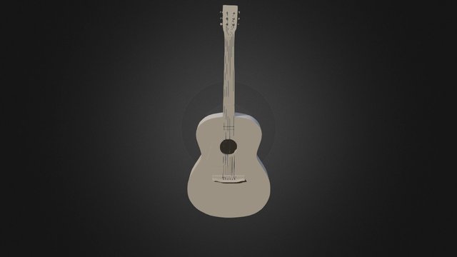 Guitar (wo/ textures) 3D Model