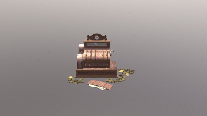 Cash Register 3D Model