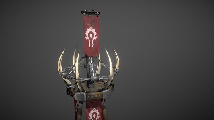 Warcraft 3 Inspired Watchtower 3D Model