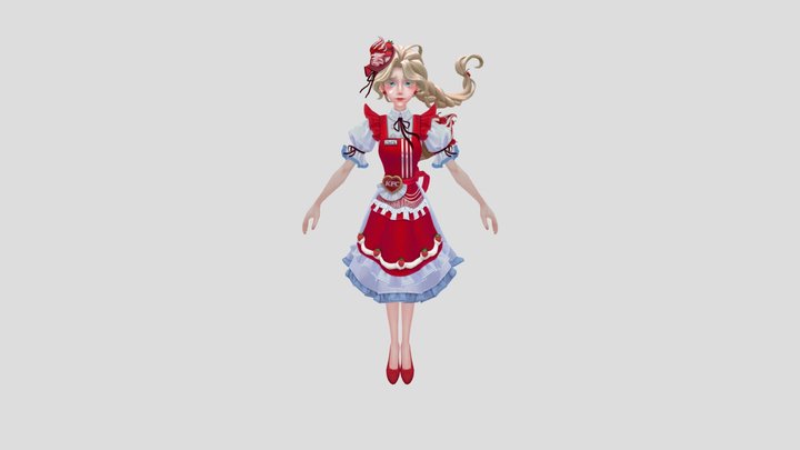 Chef K 3D Model
