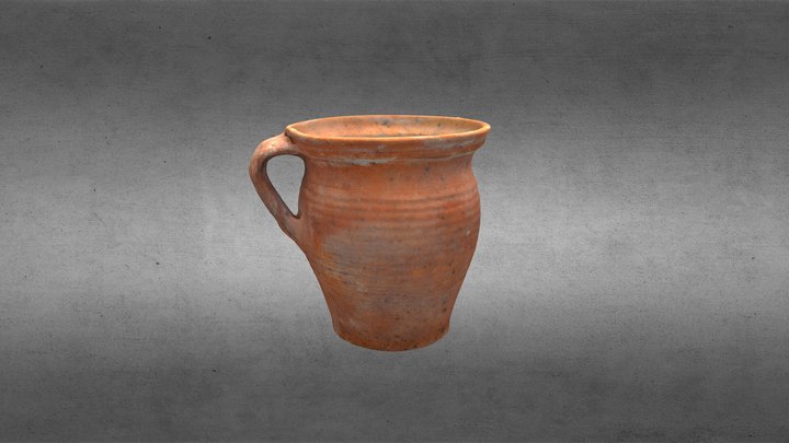 Puodelis, XVI-XVII a. 3D Model