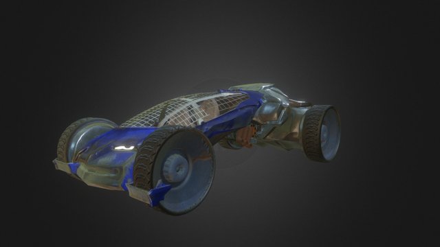 WIP_FutureCar 3D Model