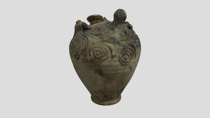 Roman Baby Bottle 3D Model