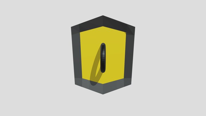 An Odd Polygon Shield 3D Model