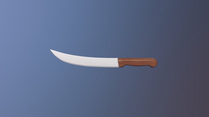 Chef Knife 3D Model
