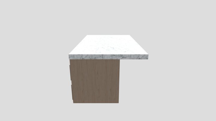 Kitchen Island 3D Model