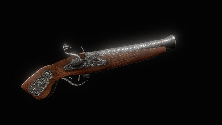 Pistol 3D Model